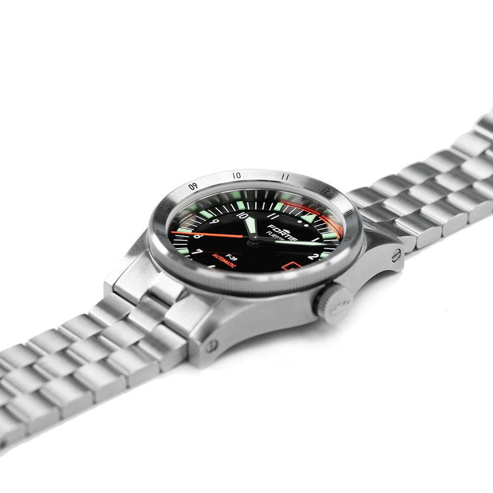 Fortis Flieger F-39 Automatic On Block Bracelet Watch - Image 5