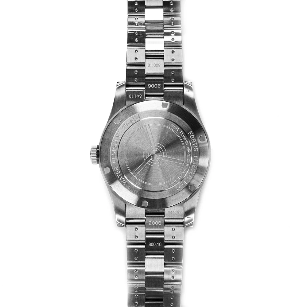 Fortis Flieger F-41 Automatic On Block Bracelet Watch - Image 6