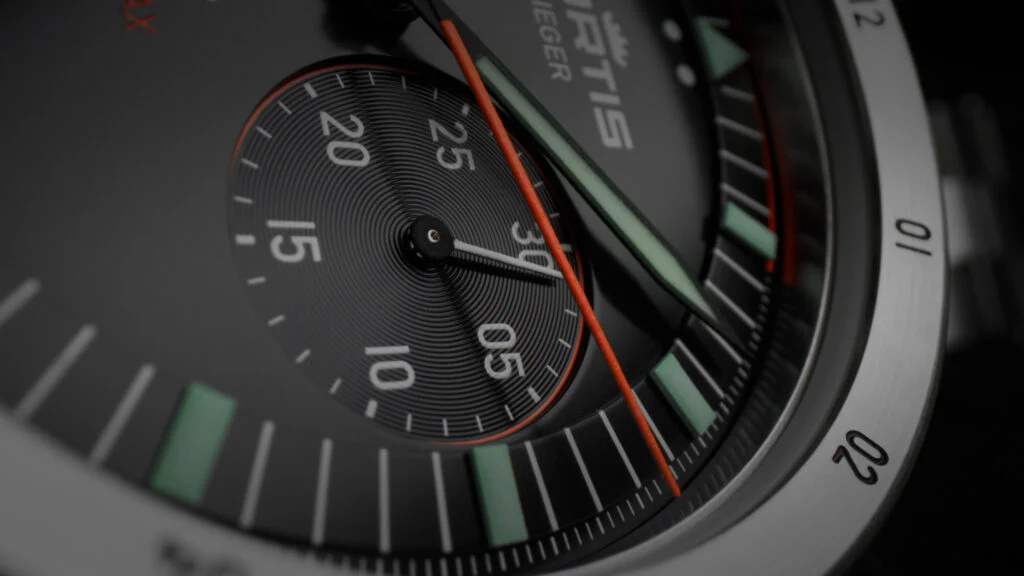 Fortis Flieger F-43 Bicompax Bracelet Watch - Image 5
