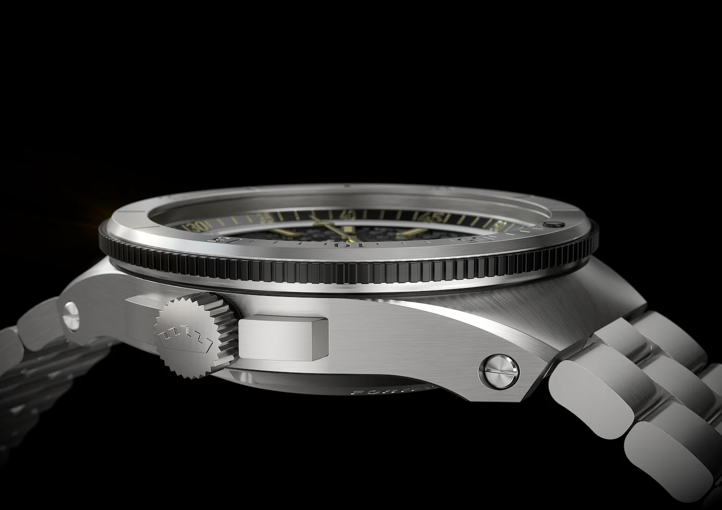 Fortis Marinemaster M 44 Black Resin Bracelet Watch - Image 9