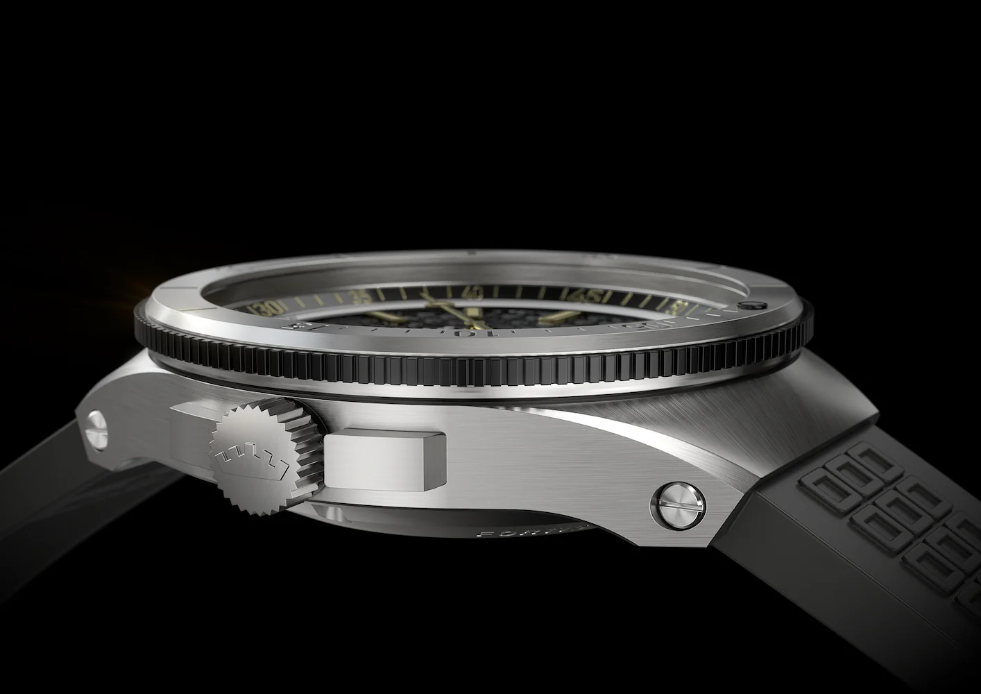 Fortis Marinemaster M 44 Black Resin Watch - Image 8