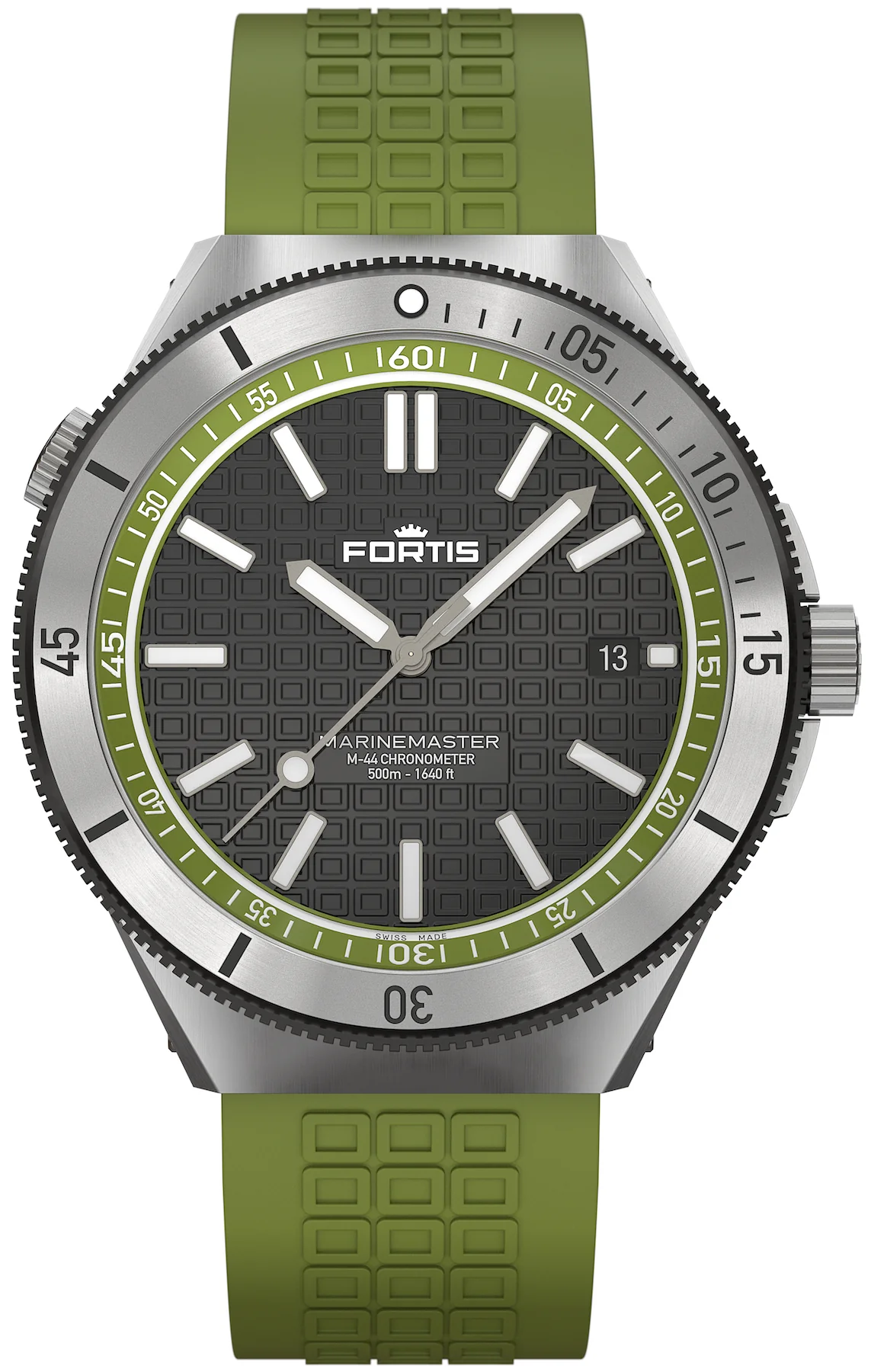 Fortis Marinemaster M 44 Woodpecker Green Watch