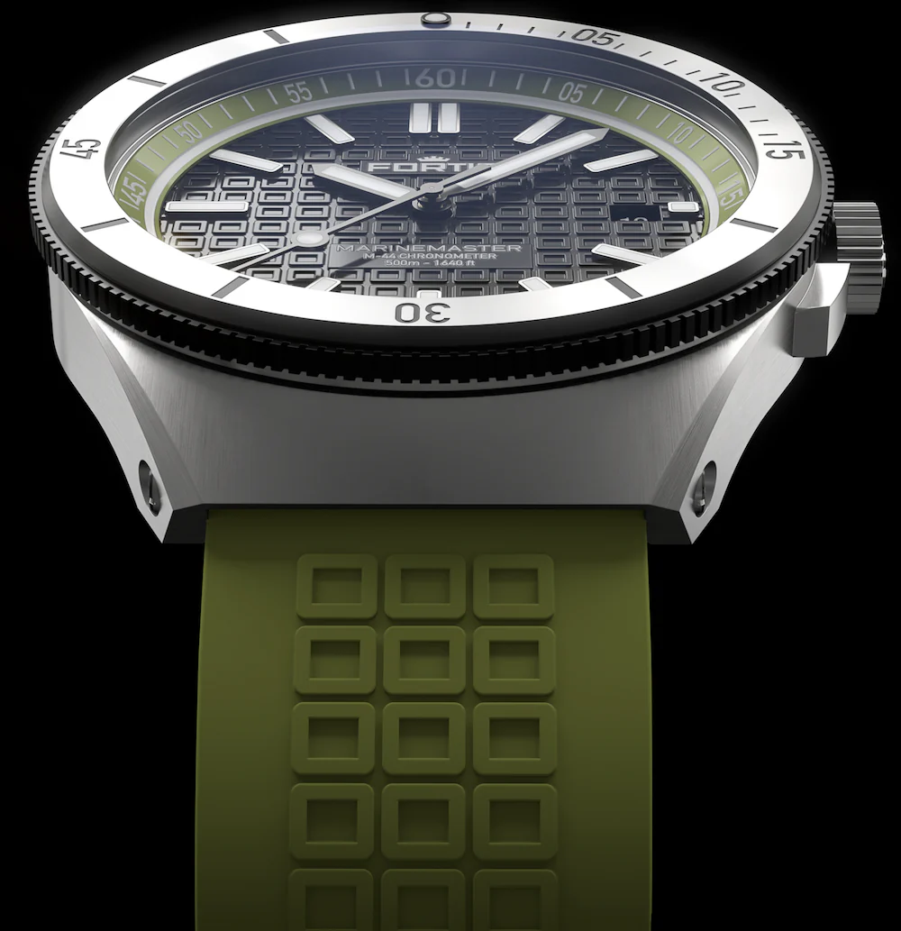 Fortis Marinemaster M 44 Woodpecker Green Watch - Image 6