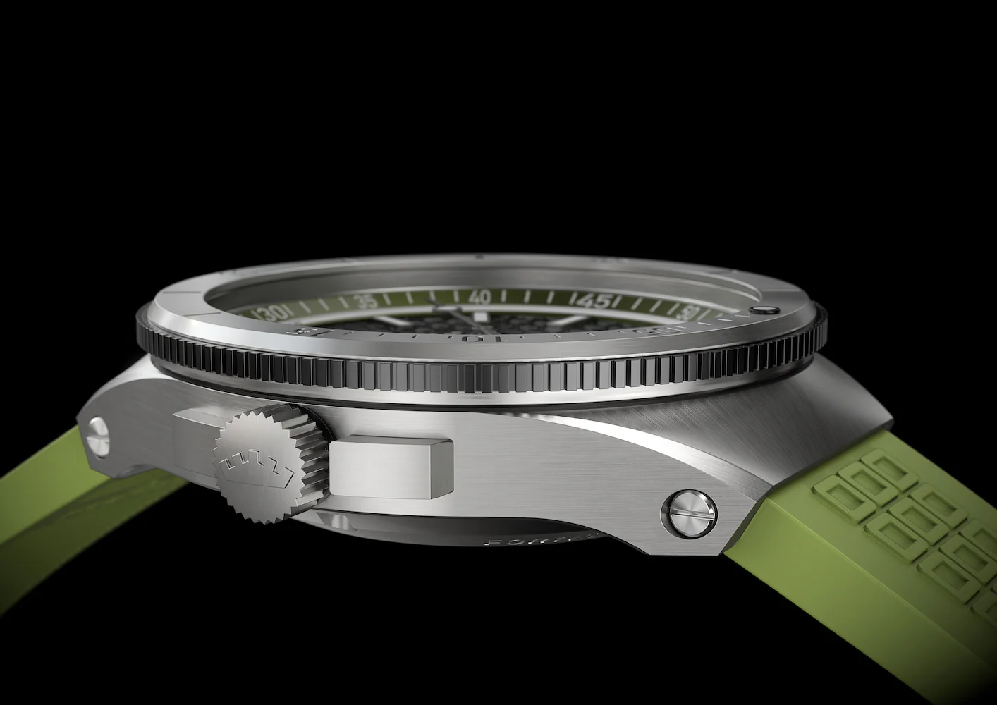 Fortis Marinemaster M 44 Woodpecker Green Watch - Image 8