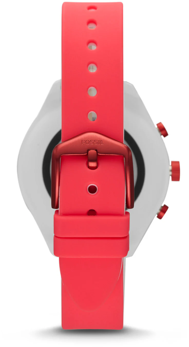 Fossil Watch Sport Smartwatch Red Silicone - Image 2
