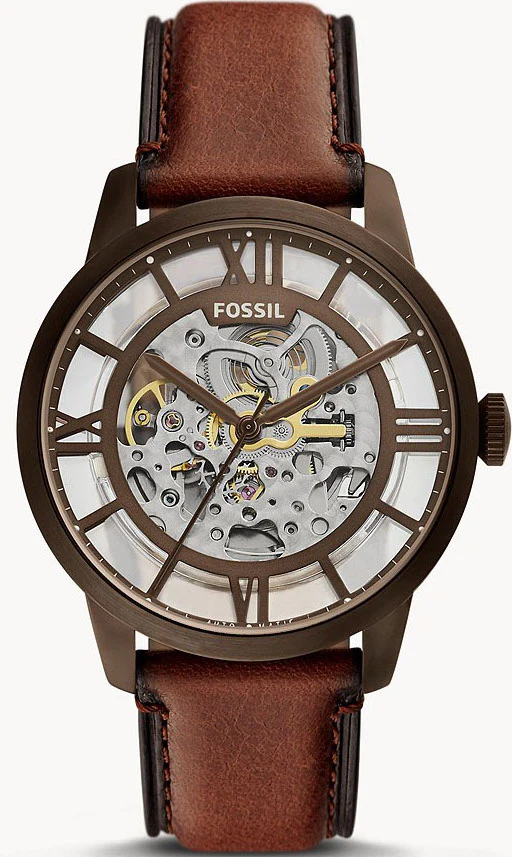 Fossil Watch Townsman Brown Eco Leather Mens