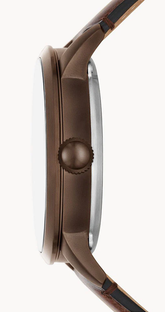 Fossil Watch Townsman Brown Eco Leather Mens - Image 3