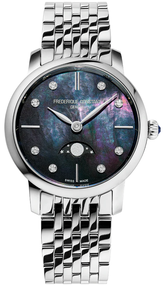 Frederique Constant Classic Slimline Moonphase Ladies Watch