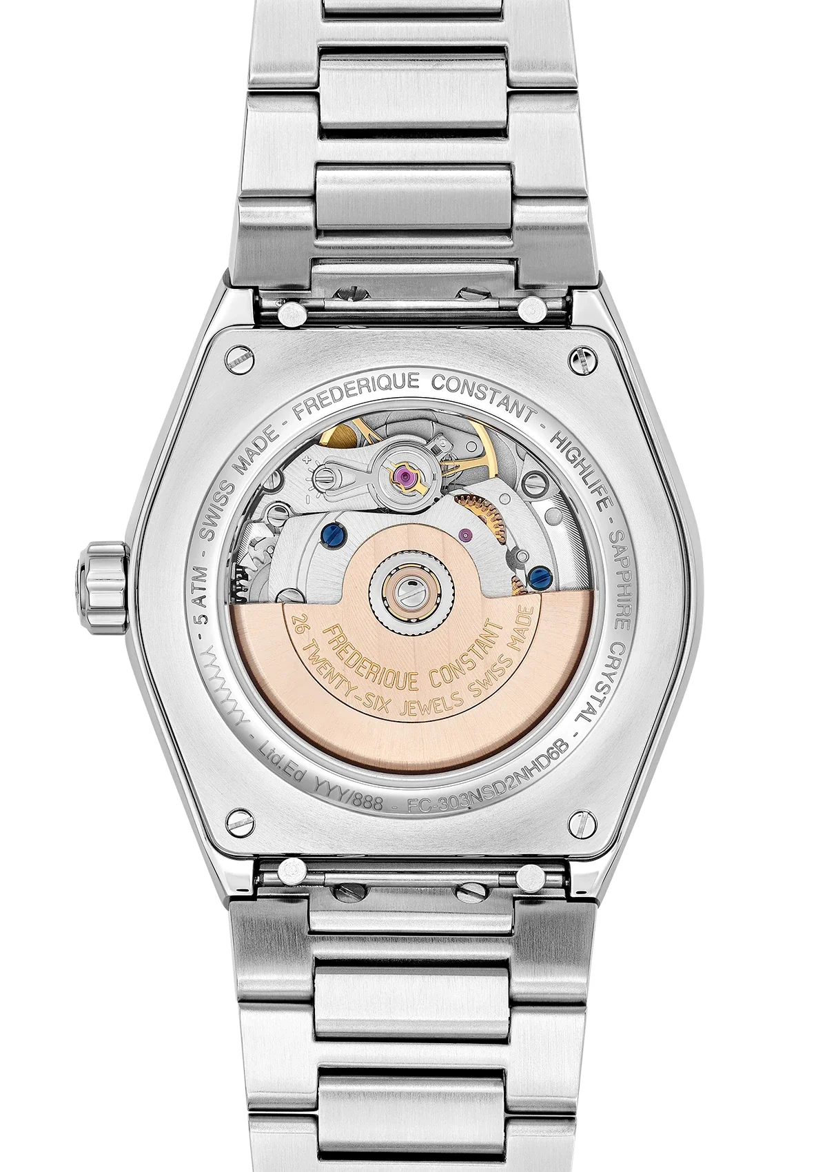 Frederique Constant Watch Highlife Heart Beat Sparkling Limited Edition - Image 2