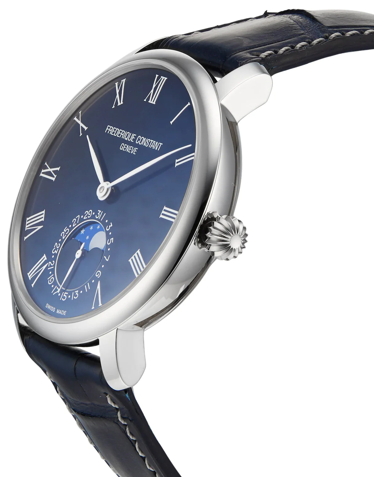 Frederique Constant Watch Slimline Moonphase Mens D - Image 3