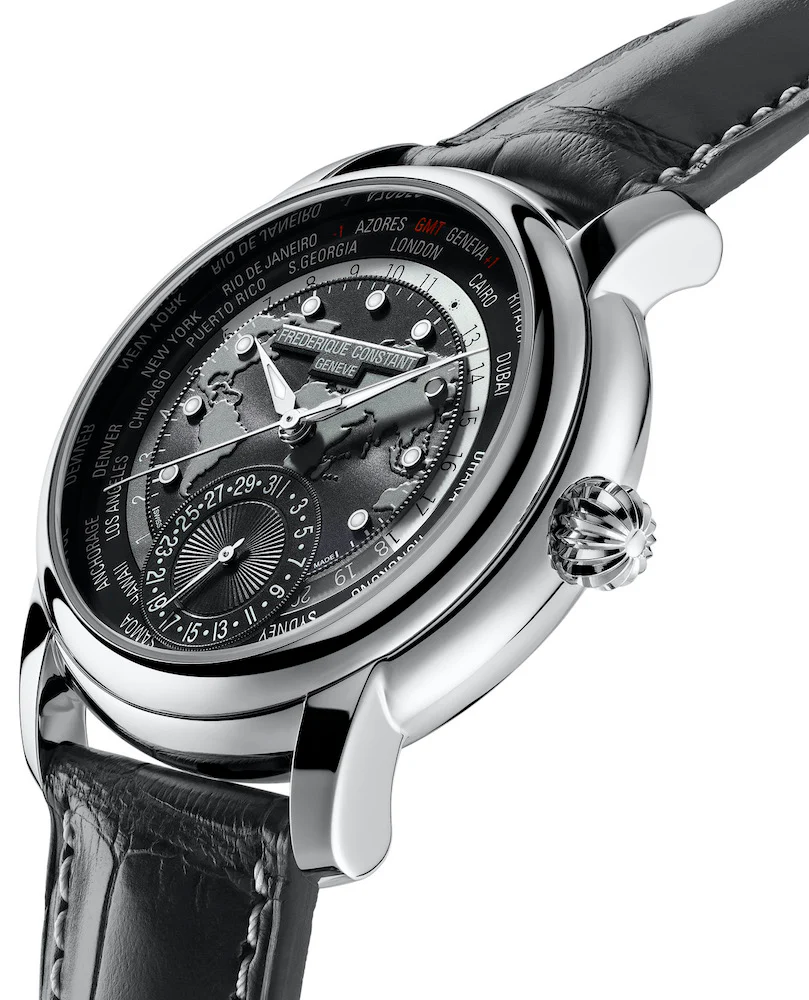 Frederique Constant Watch Worldtimer Manufacture Mens - Image 2