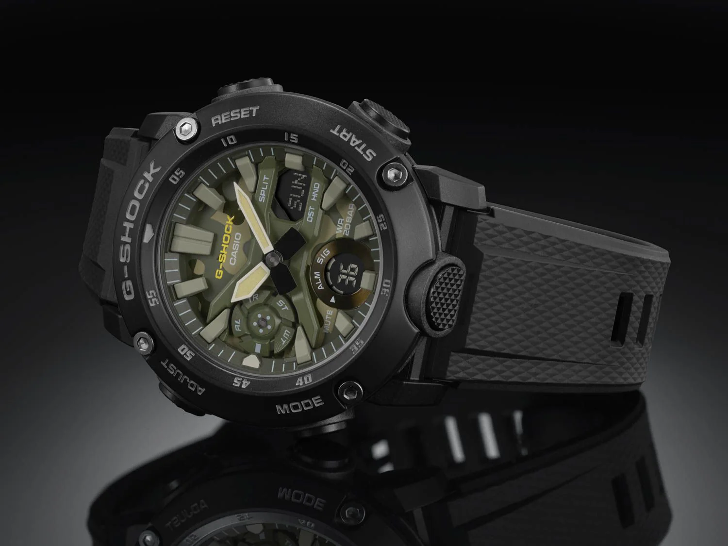 G-Shock GA-2000 Alarm Camouflage Mens - Image 2
