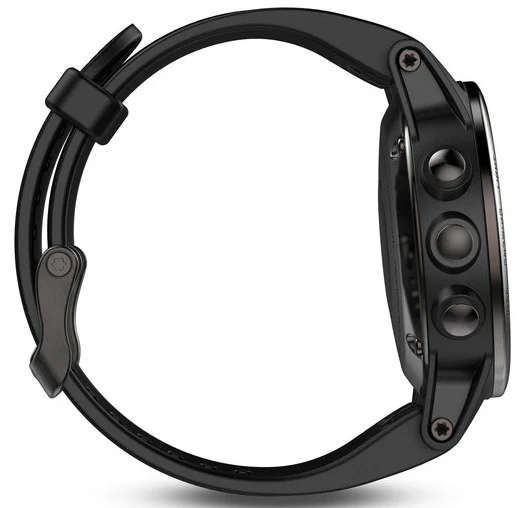 Garmin Watch Fenix 5S Sapphire Black Black Band - Image 3