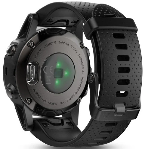 Garmin Watch Fenix 5S Sapphire Black Black Band - Image 4