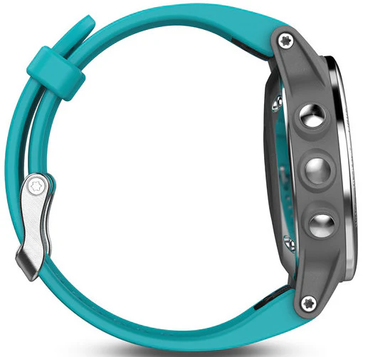 Garmin Watch Fenix 5S Silver Turquoise Band - Image 4