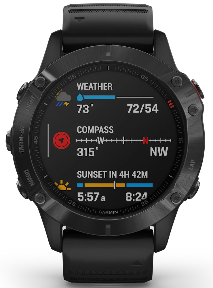 Garmin Watch Fenix 6 Pro Black D - Image 4