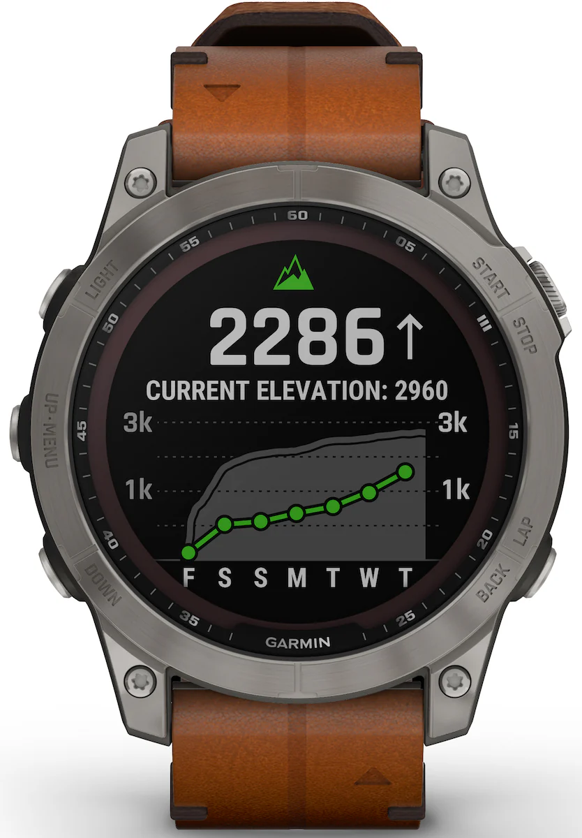 Garmin Watch Fenix 7 Sapphire Solar Titanium - Image 4