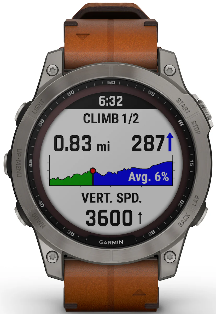 Garmin Watch Fenix 7 Sapphire Solar Titanium - Image 5
