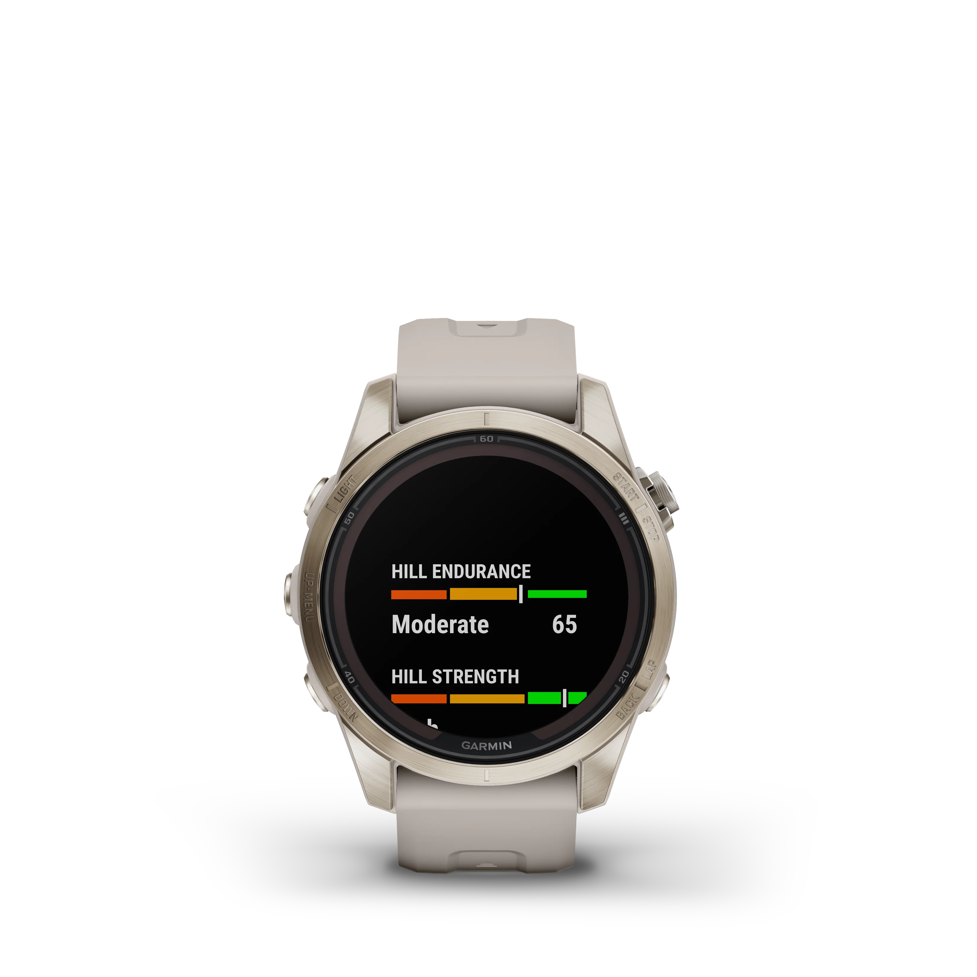 Garmin Fenix 7S Pro Sapphire Solar Soft Gold Watch - Image 3