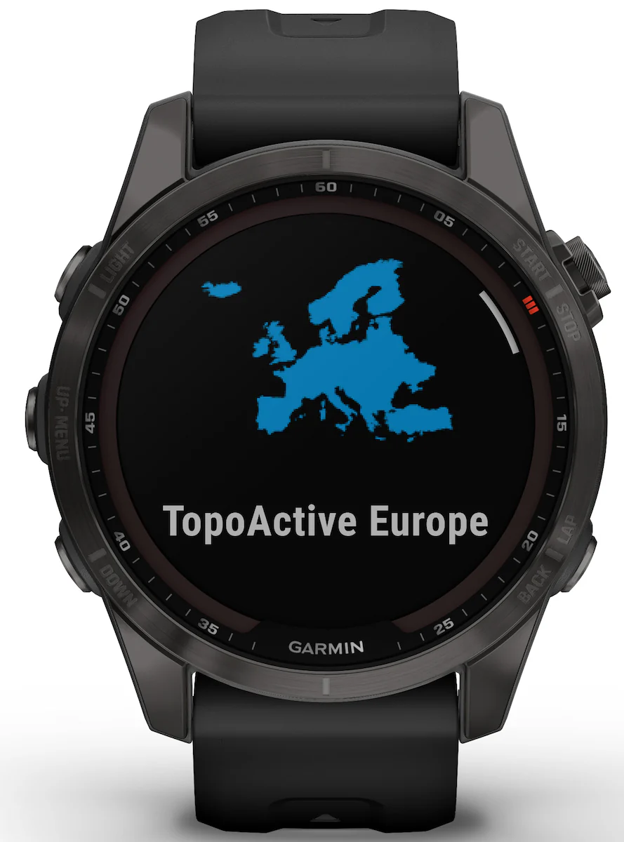 Garmin Watch Fenix 7S Sapphire Solar Carbon Gray DLC D - Image 6