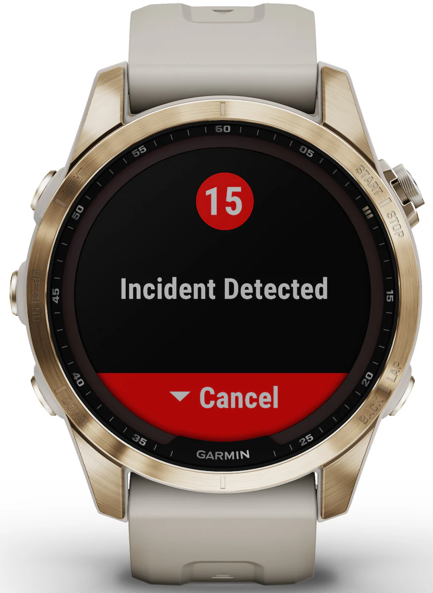 Garmin Fenix 7S Sapphire Solar Cream Gold D - Image 6