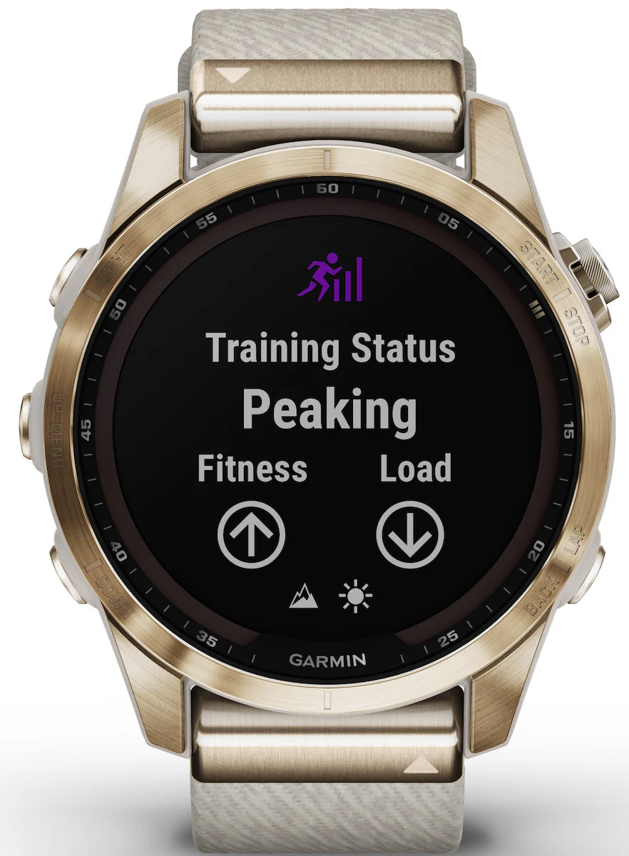 Garmin Watch Fenix 7S Sapphire Solar Cream Gold Titanium - Image 5