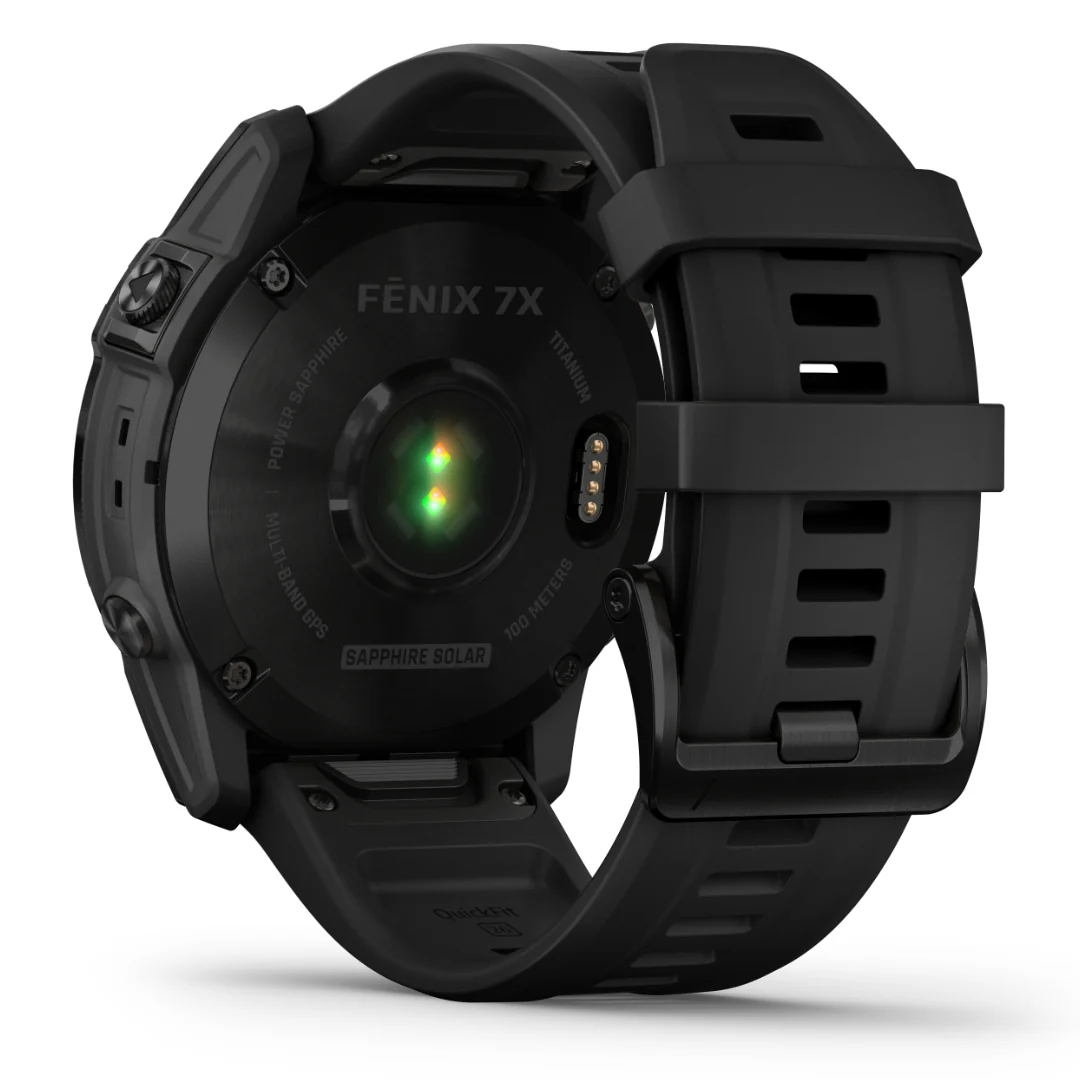 Garmin Watch Fenix 7X Sapphire Solar Black Titanium D - Image 11
