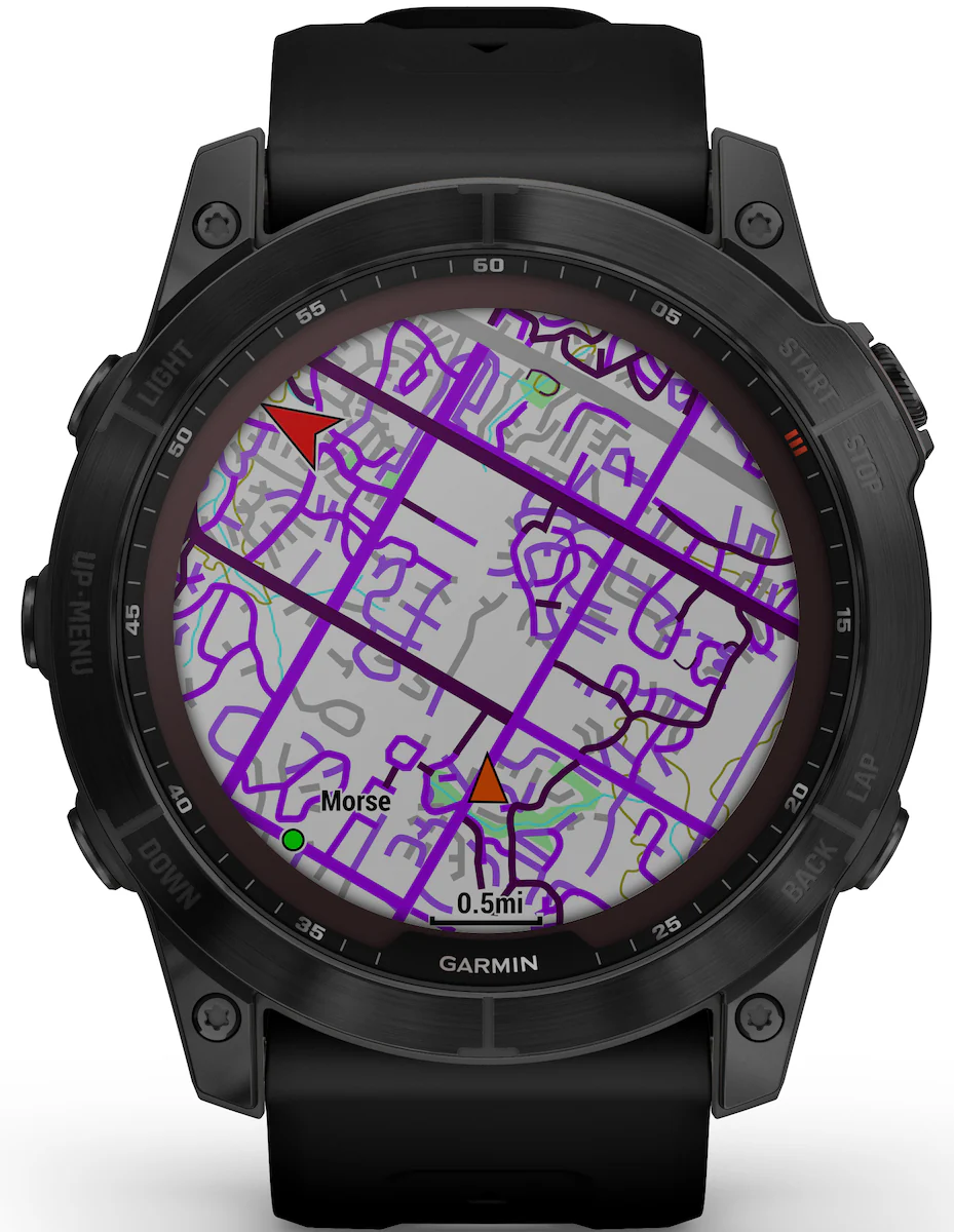 Garmin Watch Fenix 7X Sapphire Solar Black Titanium D - Image 3