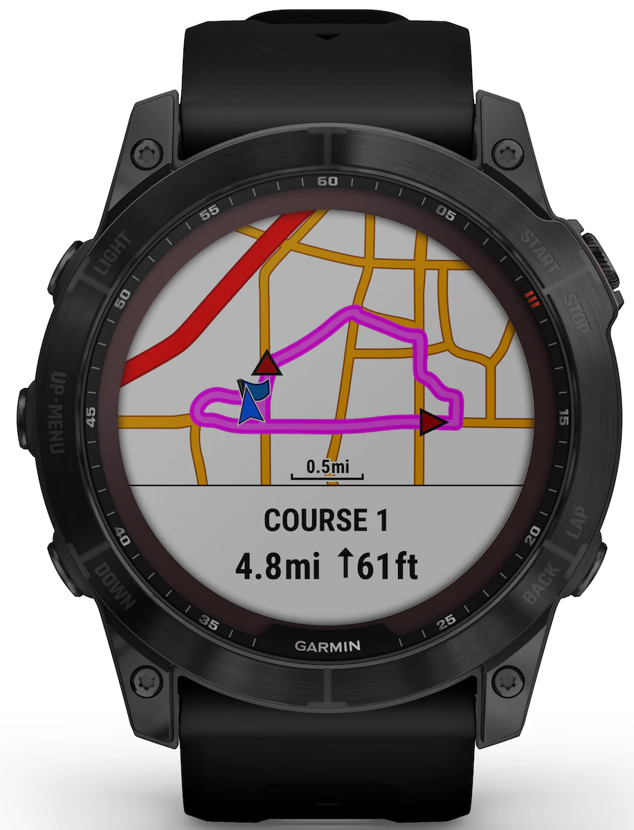 Garmin Watch Fenix 7X Sapphire Solar Black Titanium D - Image 4