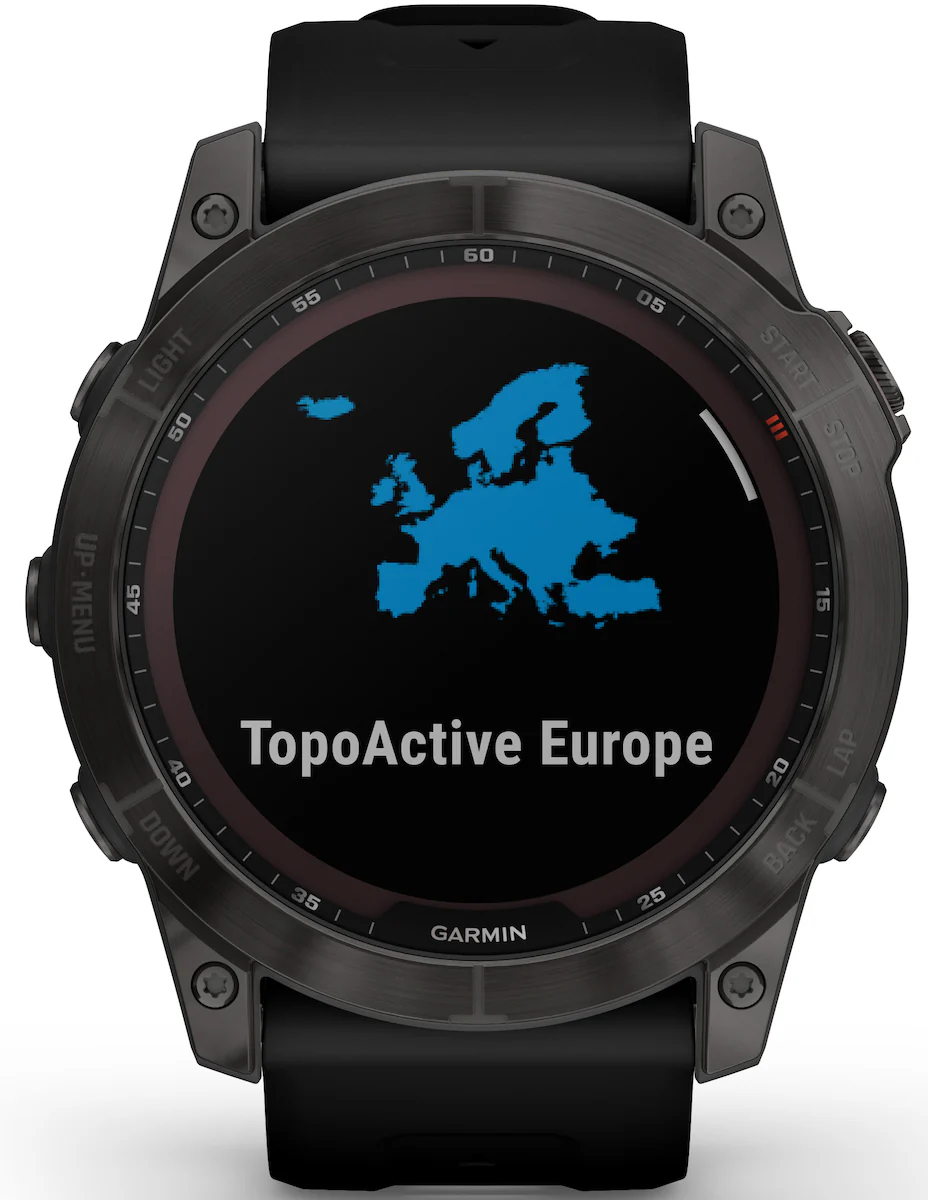 Garmin Watch Fenix 7X Sapphire Carbon Grey Titanium D - Image 4