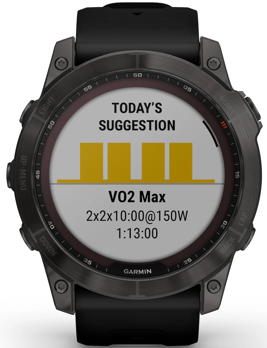 Garmin Watch Fenix 7X Sapphire Carbon Grey Titanium D - Image 8