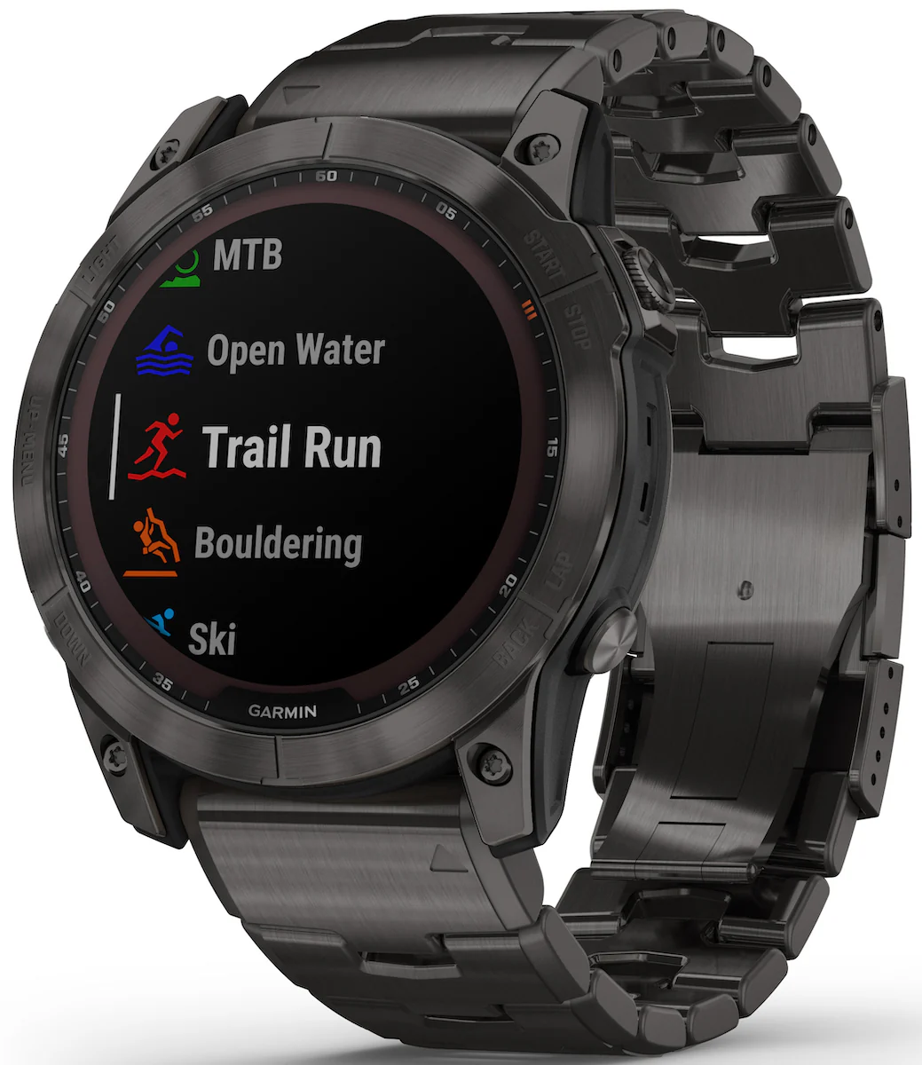 Garmin Watch Fenix 7X Sapphire Solar Carbon Grey Titanium