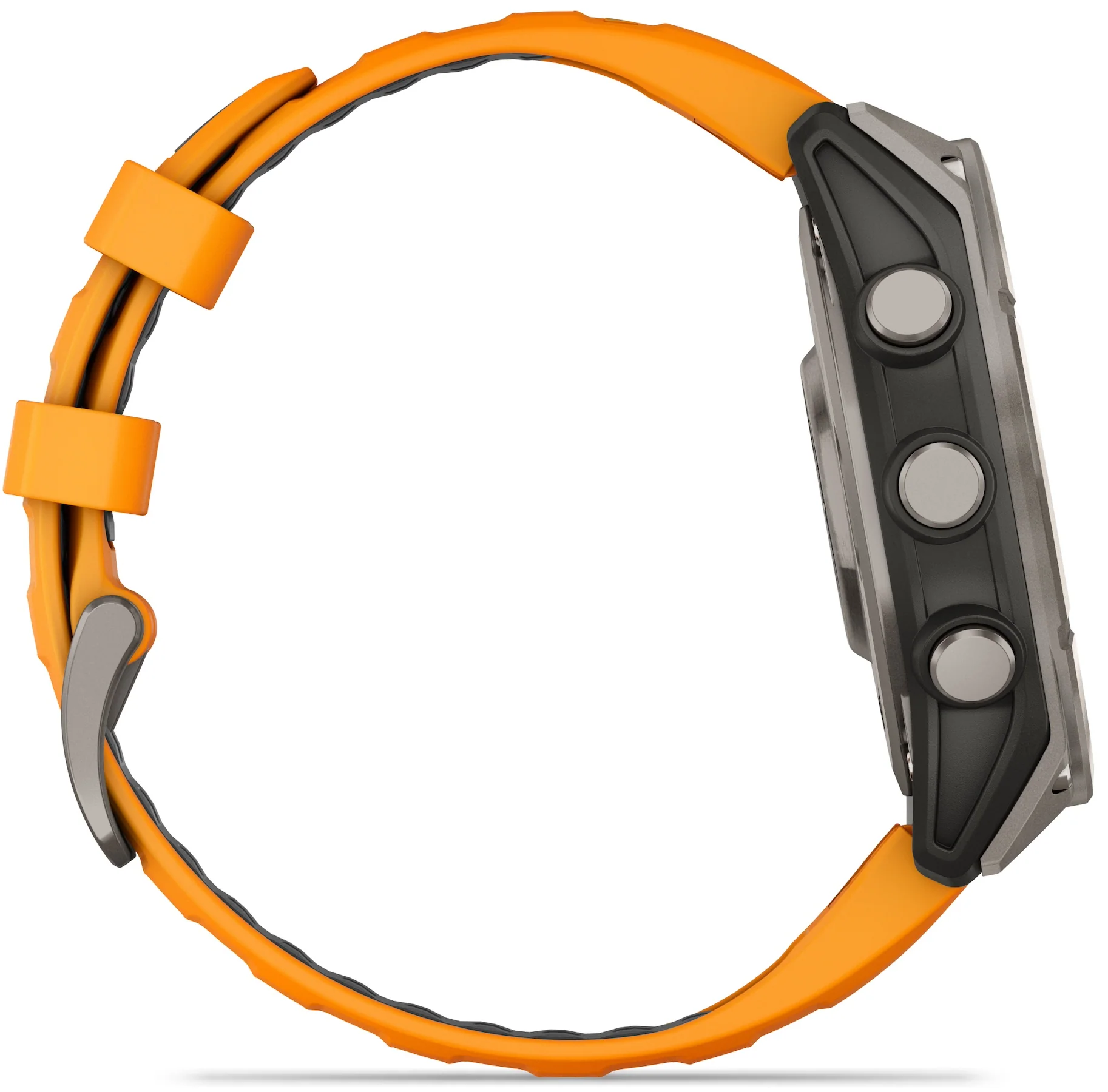 Garmin Fenix 8 47mm Sapphire AMOLED Titanium Spark Orange Graphite Silicone Watch - Image 12