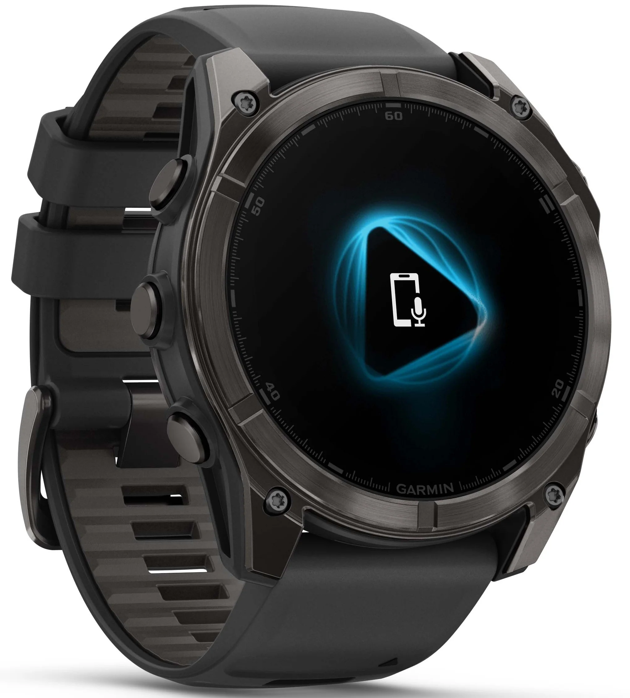 Garmin Fenix 8 51mm Sapphire AMOLED Carbon Grey DLC Titanium Black Watch - Image 10
