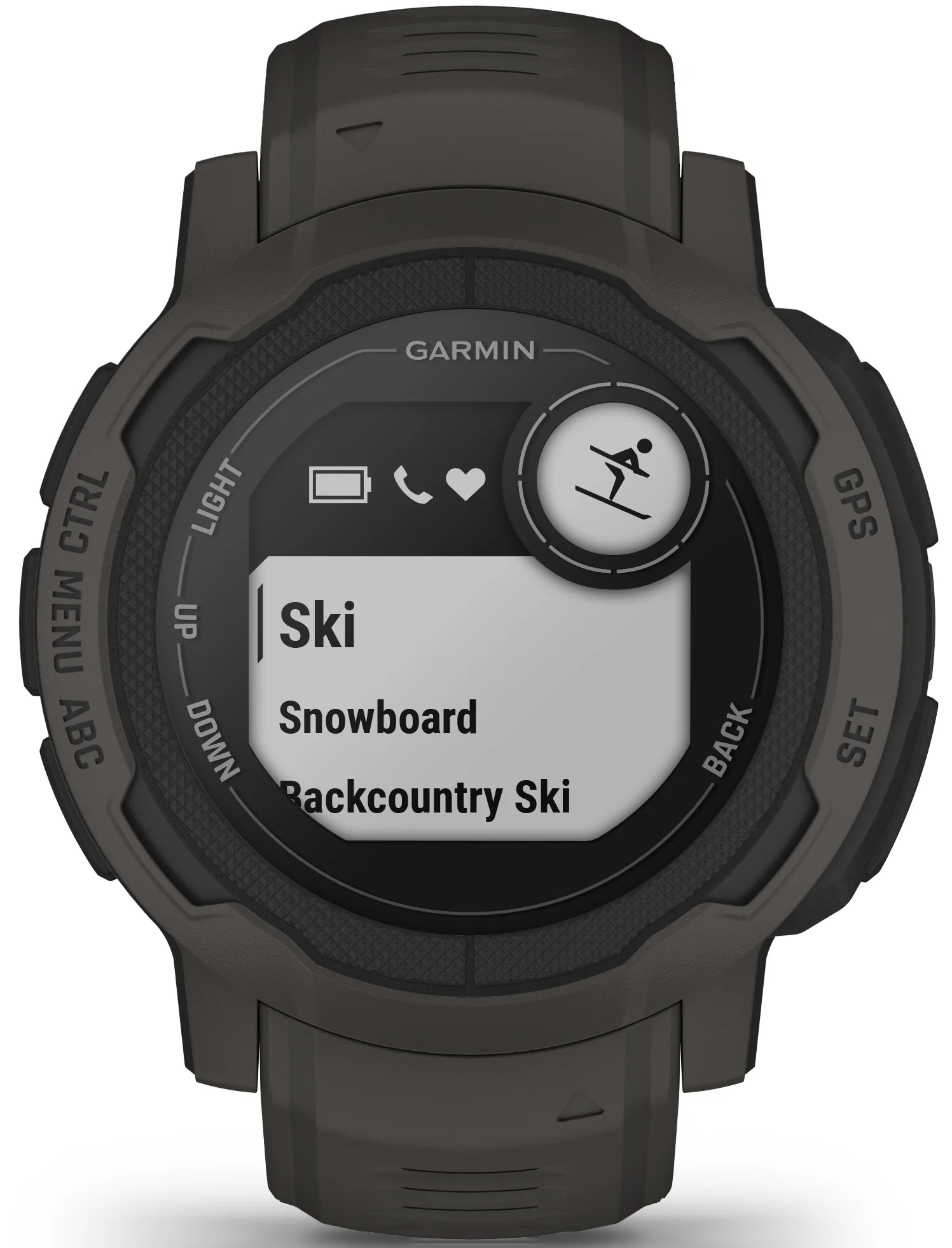 Garmin Instinct 2 GPS Graphite Smartwatch Watch - Image 2