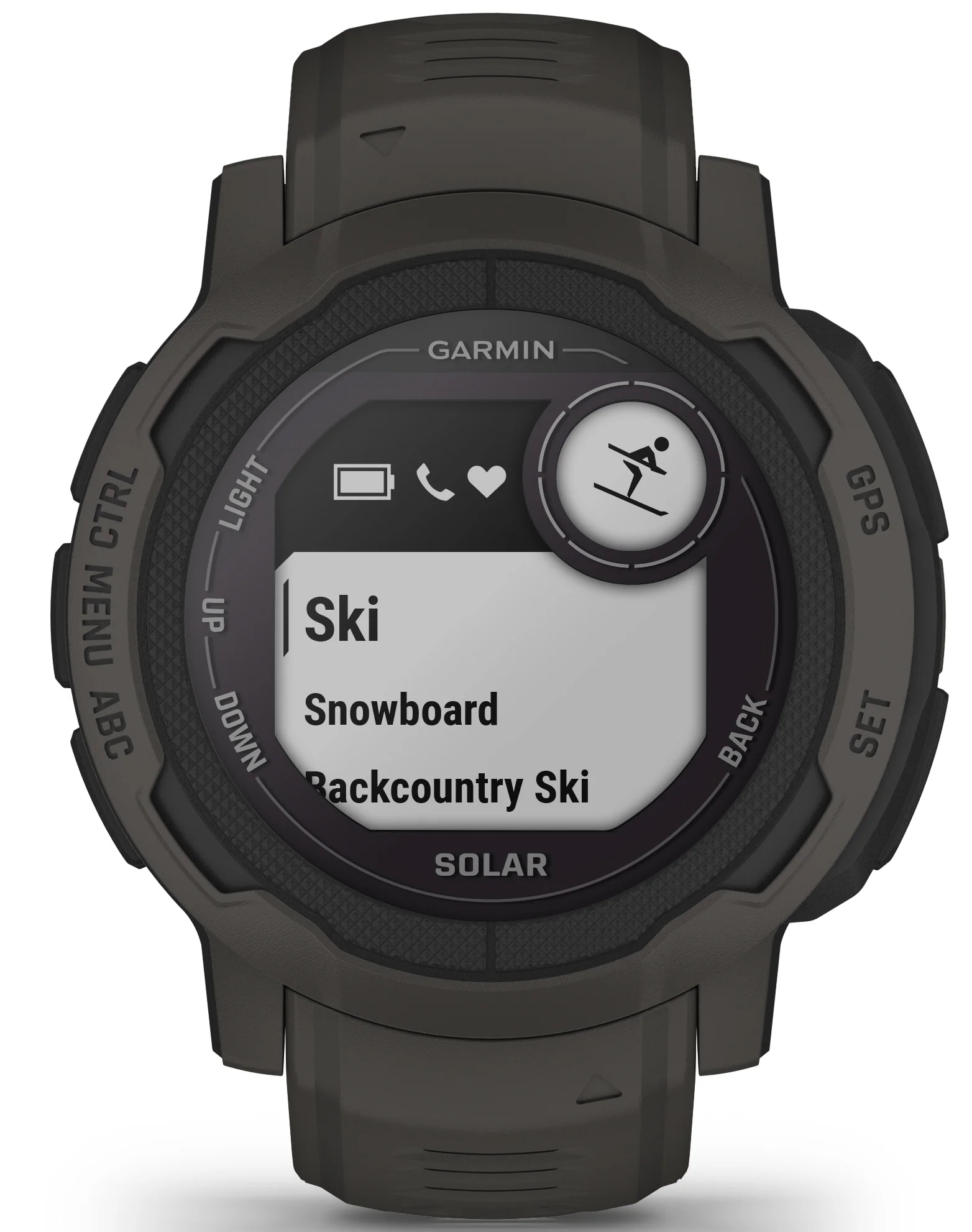 Garmin Instinct 2 Solar GPS Graphite Smartwatch Watch - Image 3