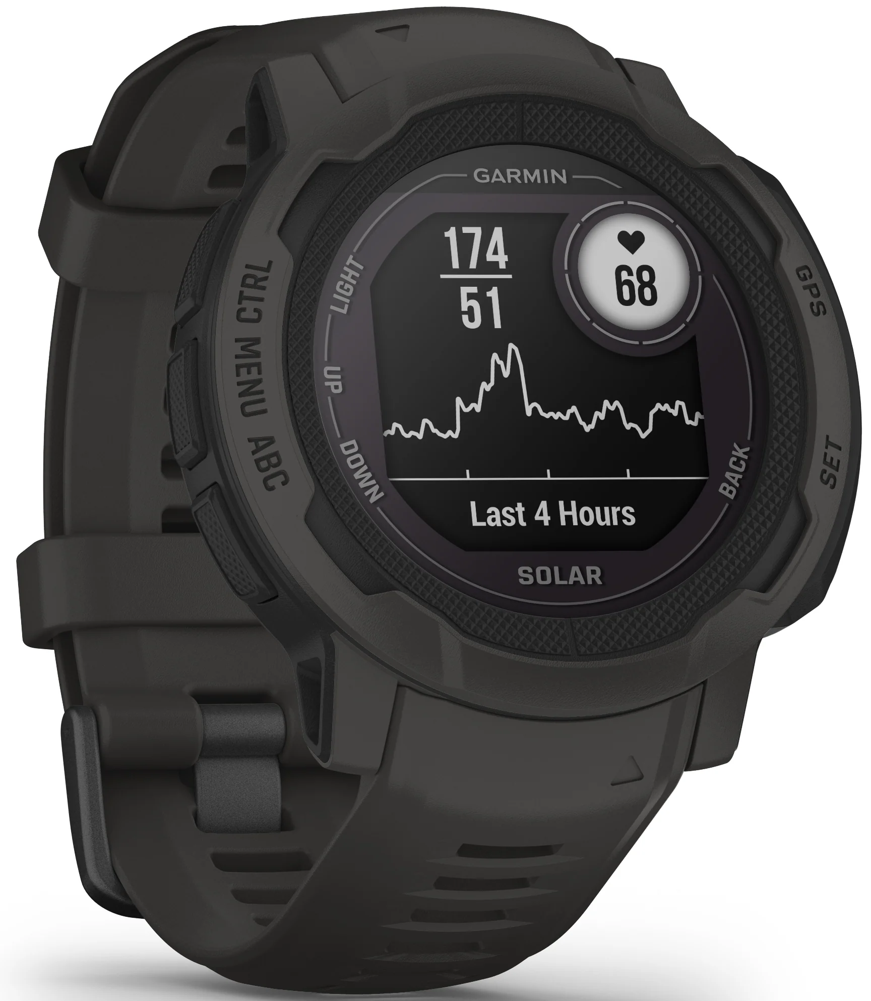 Garmin Instinct 2 Solar GPS Graphite Smartwatch Watch - Image 5