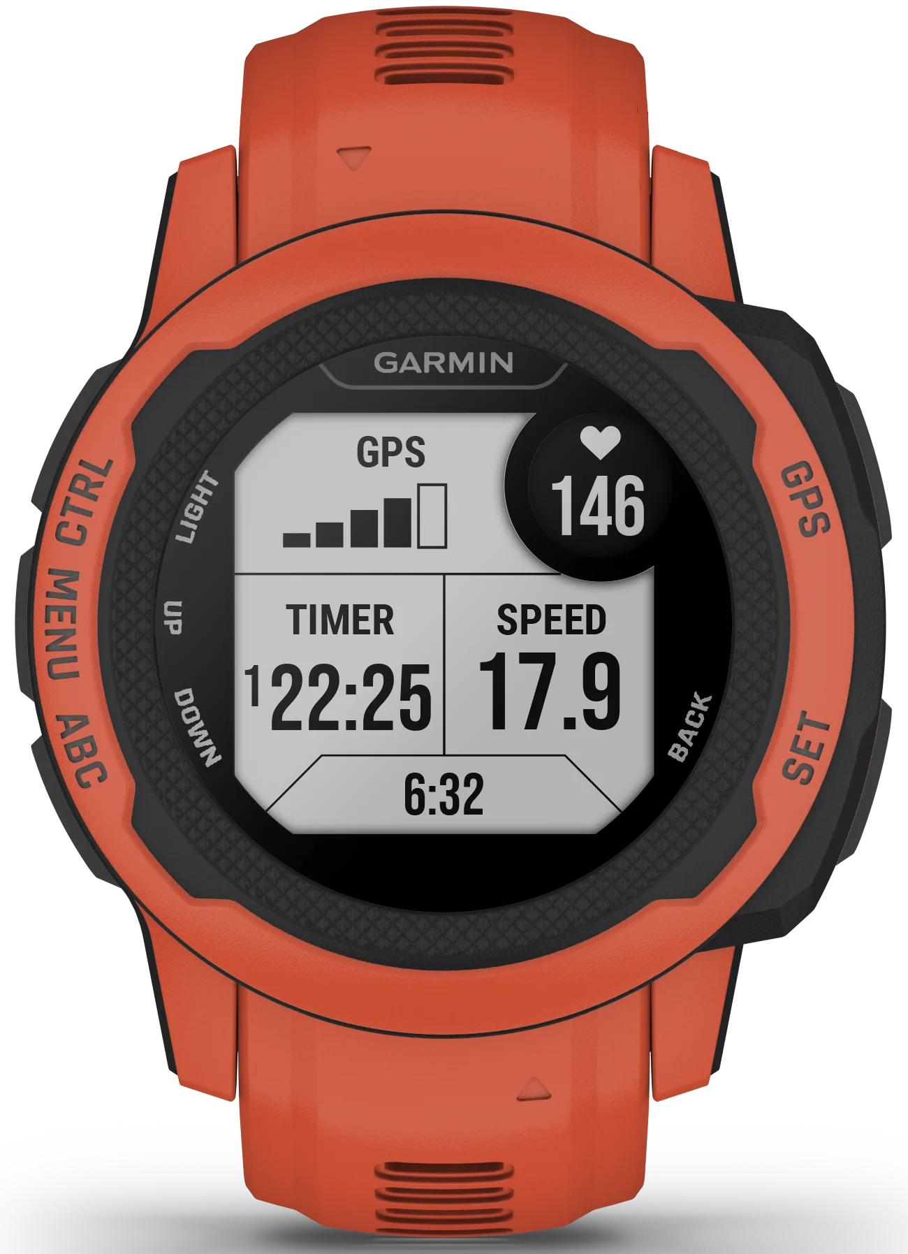 Garmin Instinct 2S GPS Poppy Smartwatch Watch - Image 4