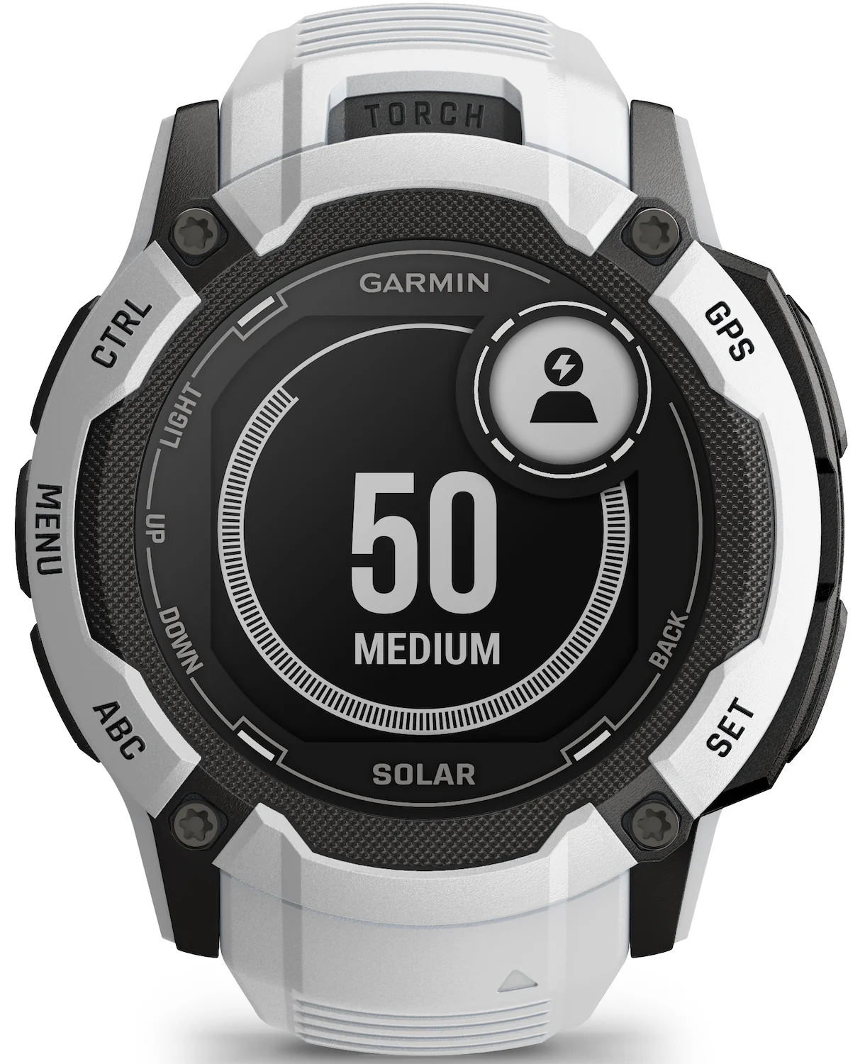 Garmin Instinct 2X Solar Whitestone Watch - Image 7
