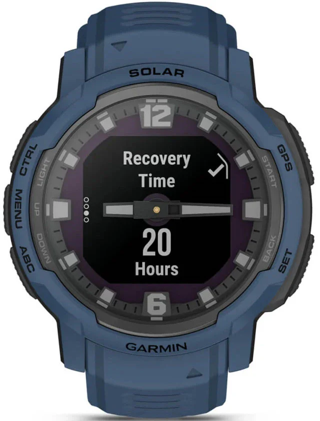 Garmin Instinct Crossover Solar Tidal Blue Watch - Image 10