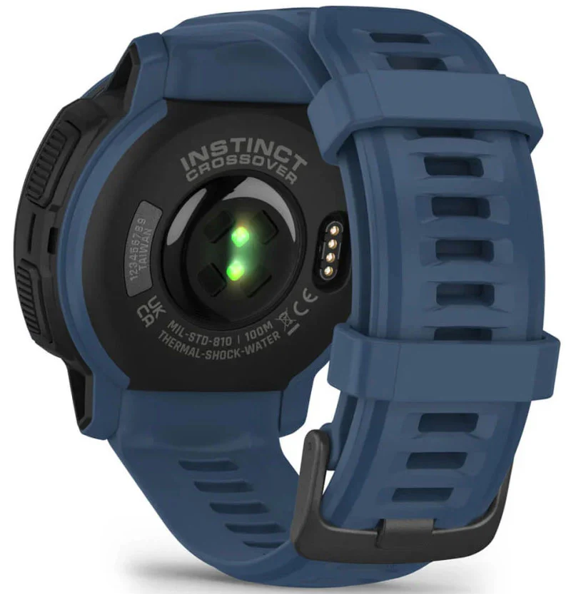 Garmin Instinct Crossover Solar Tidal Blue Watch - Image 2