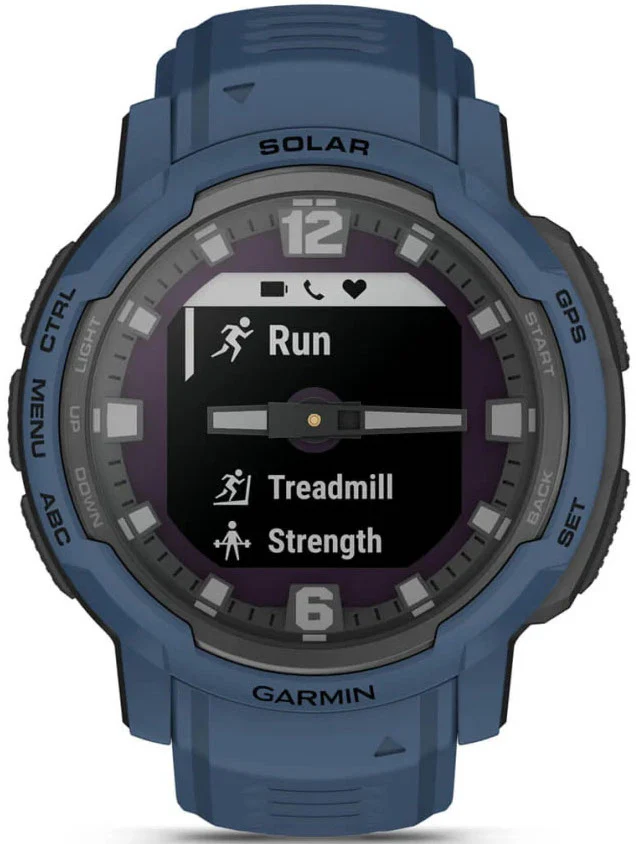 Garmin Instinct Crossover Solar Tidal Blue Watch - Image 6
