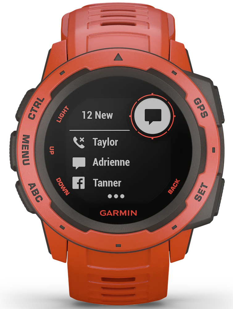 Garmin Watch Instinct Flame Red D - Image 4