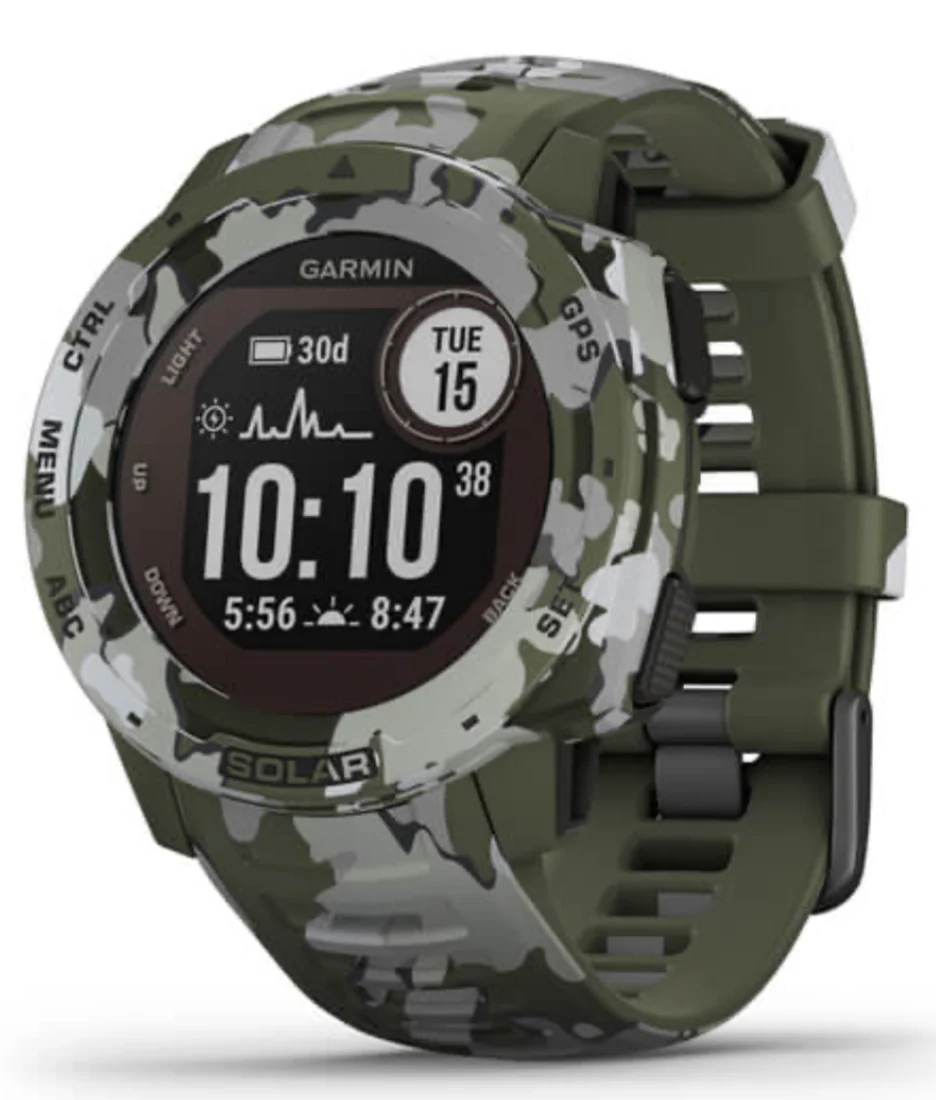 Garmin Watch Instinct Solar Lichen Camo Edition