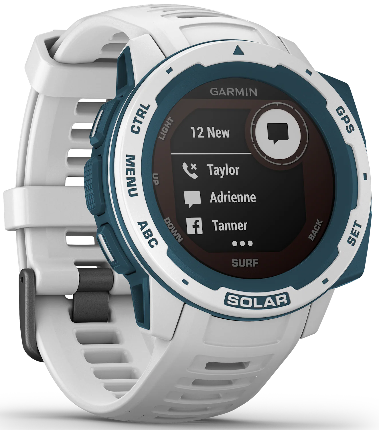 Garmin Watch Instinct Solar Surf Edition Cloudbreak - Image 3