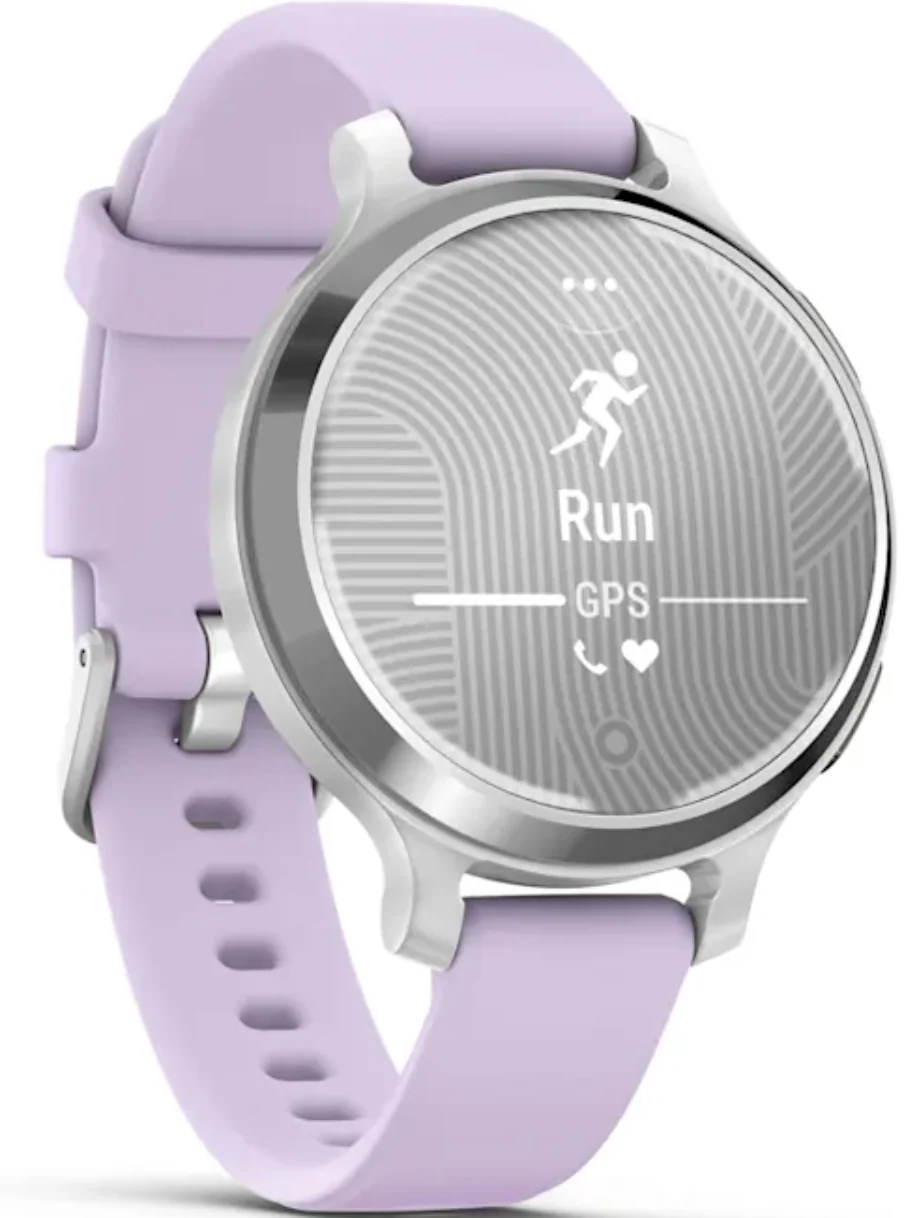 Garmin Lily 2 Active Silver Jasmine Purple Watch - Image 3