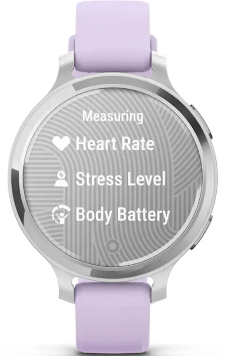 Garmin Lily 2 Active Silver Jasmine Purple Watch - Image 5