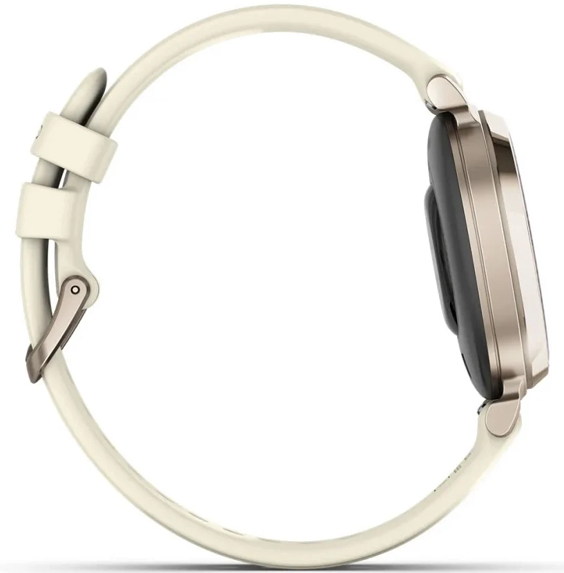 Garmin Lily 2 Cream Gold Coconut Silicone Watch - Image 5