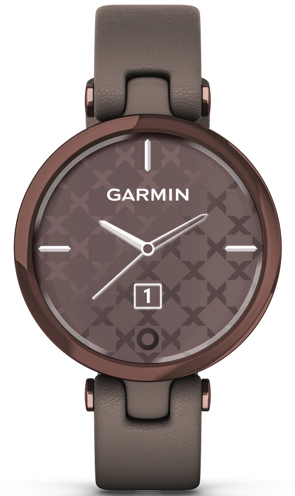 Garmin Watch Lily Dark Bronze Paloma Case and Italian Leather Band D - Image 2