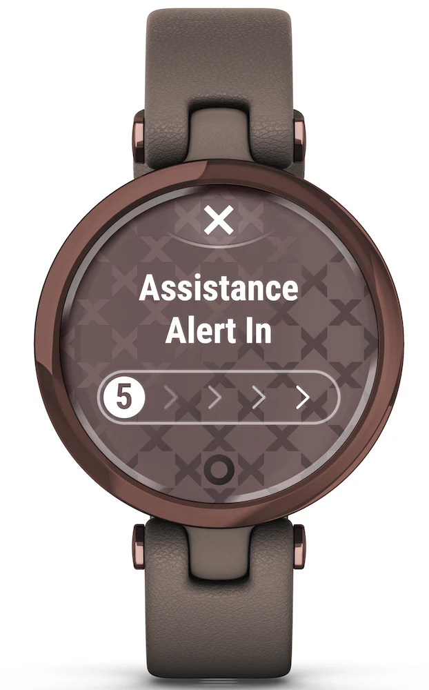 Garmin Watch Lily Dark Bronze Paloma Case and Italian Leather Band D - Image 3